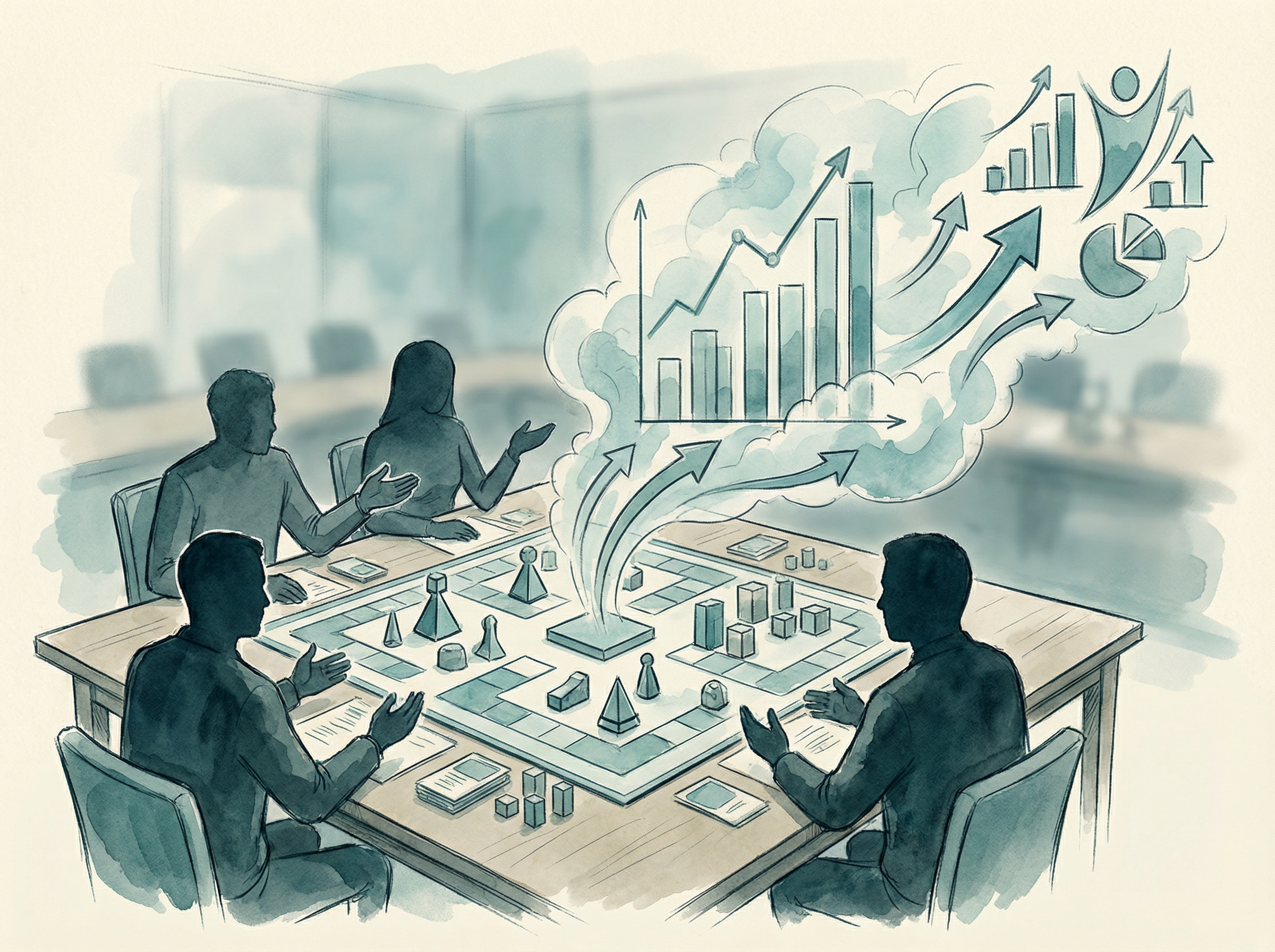 Case study: tabletop simulation with leaders generating behavioral insights
